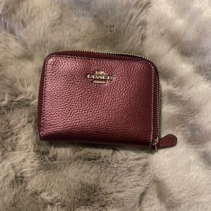 Coach 2 zipper small wallet